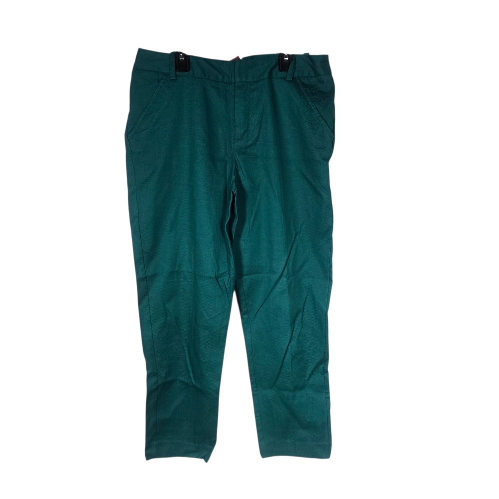 Merona Size 10 Green Textured Chinos Pants Slacks